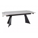 Стол обеденный SIGNAL LACONI белый/черный 160-220/90